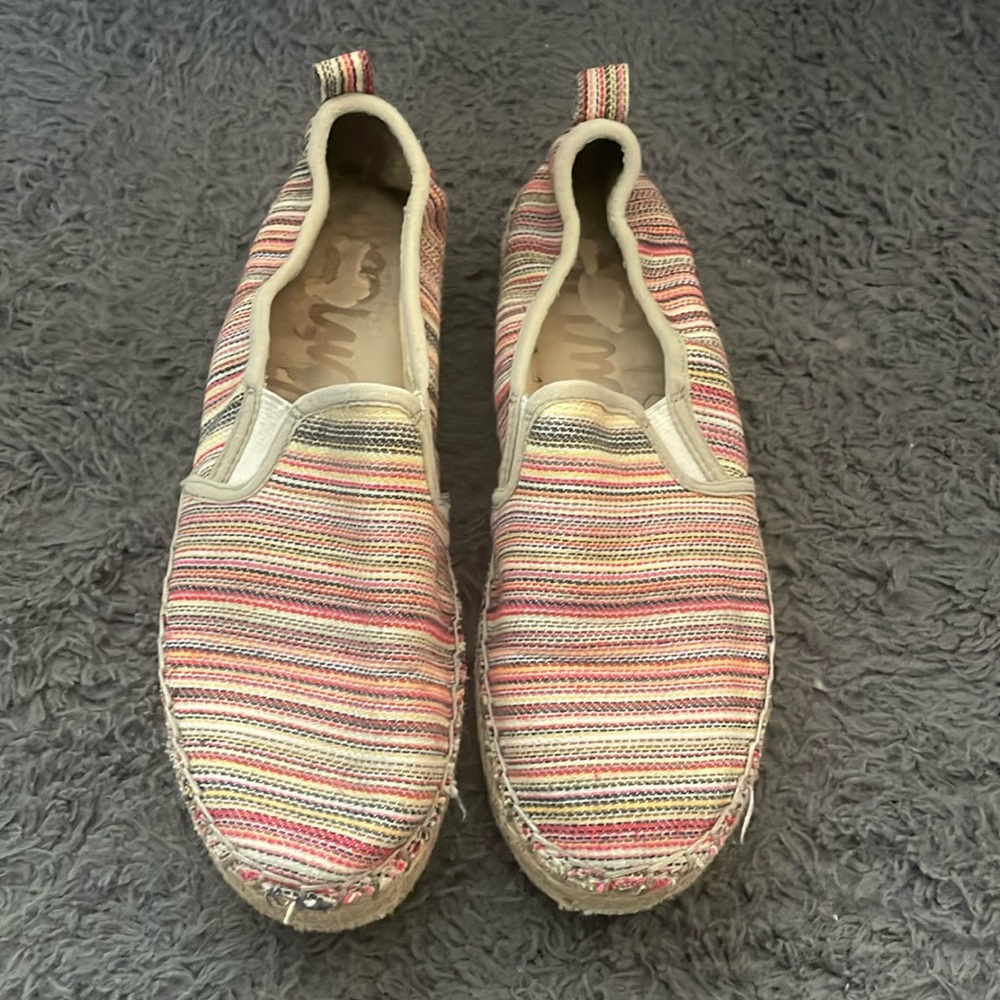 Well Worn Sam Edelman Multi-color Espadrille Loafers, Espadrille Flats